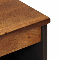 Produktbild för Sideboard med lagring Valnöt 60 x 33 x 75 cm Massivt mangoträ