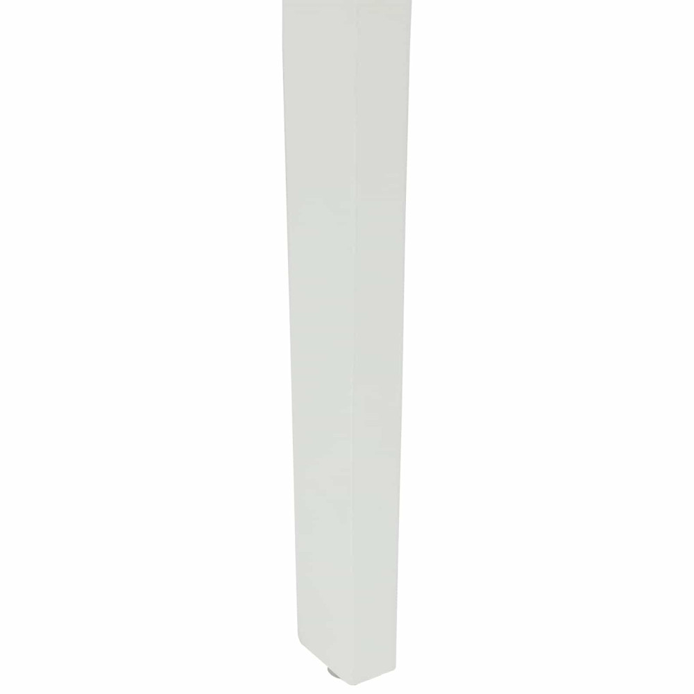 Produktbild för Matstol 2 pcs Vitt och Grått Massiv Gummiträ