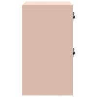 Produktbild för Arkivkåp med låda Rosa 45,5 x 42 x 74,5 cm Kallvalsat Stål