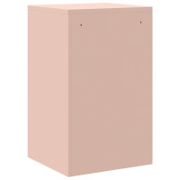 Produktbild för Arkivkåp med låda Rosa 45,5 x 42 x 74,5 cm Kallvalsat Stål