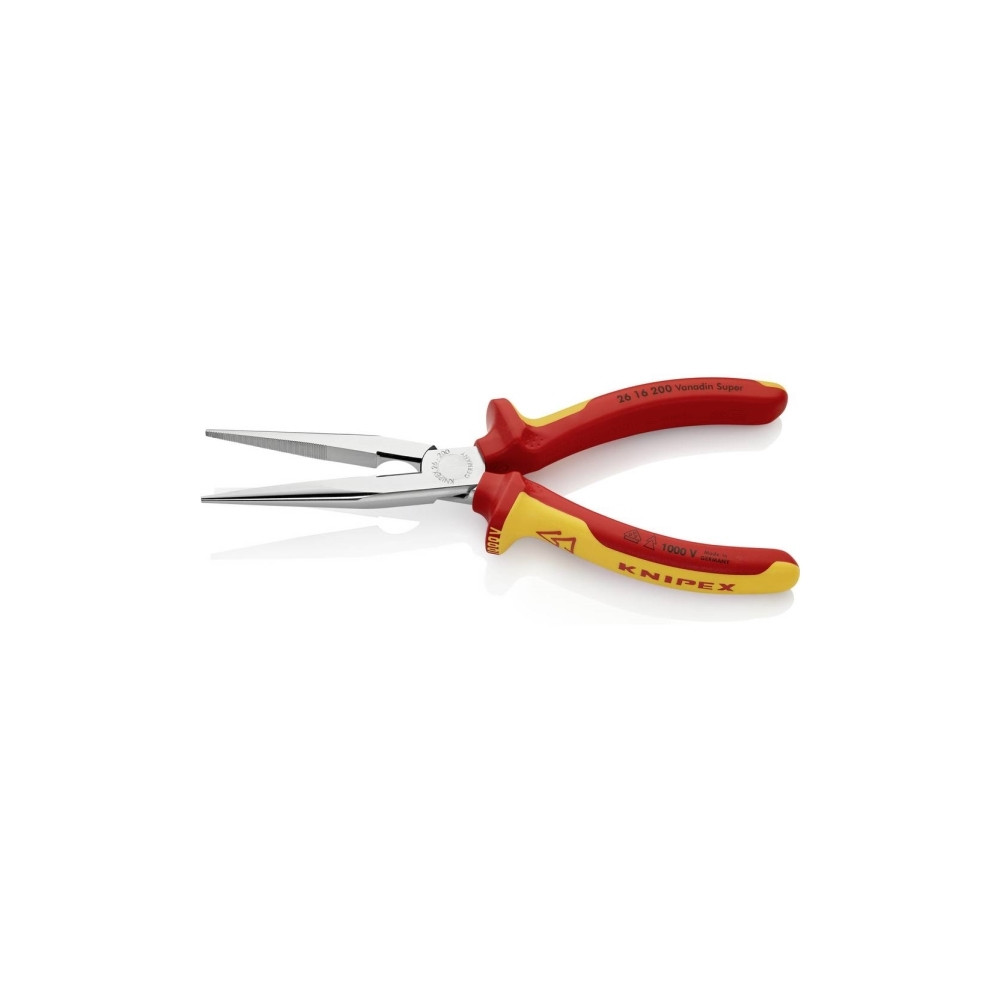 Produktbild för Knipex KP-2616200, Nåltänger, 3 mm, 7,3 cm, 2,5 mm, 7,3 cm,...