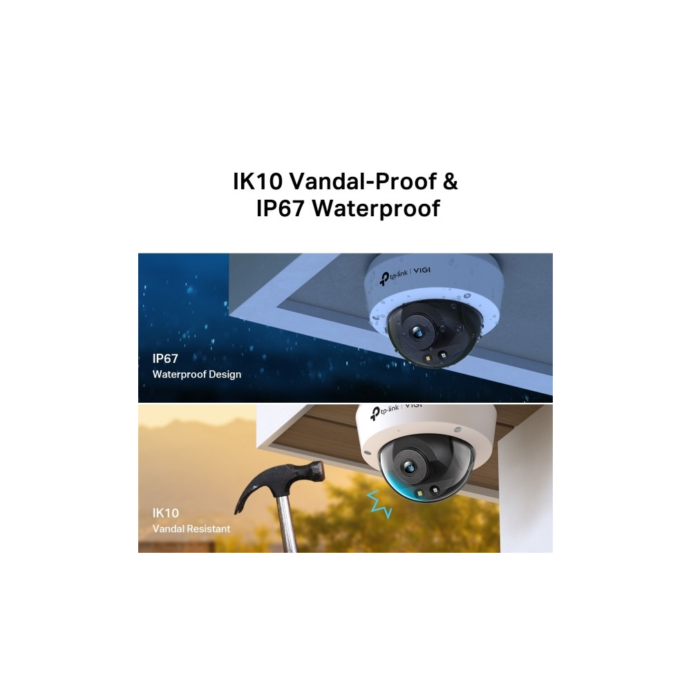 Produktbild för TP-Link VIGI C250 V1 - nätverksövervakningskamera - kupol