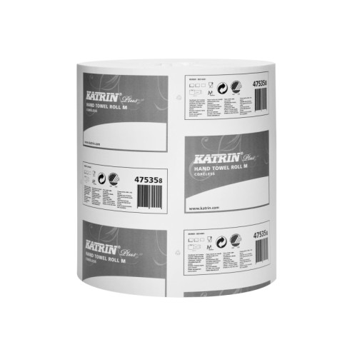 METSA TISSUE A/S Katrin Plus M - pappershandduk - rulle - 280 m - vit