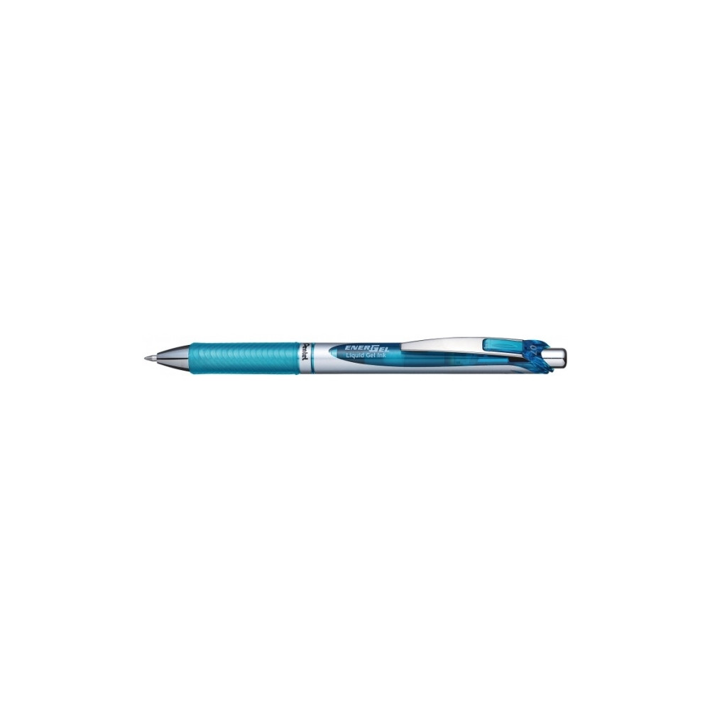 Produktbild för Gelpennor Pentel Energel BL77, 0,7 mm, ljusblå, förpackning...