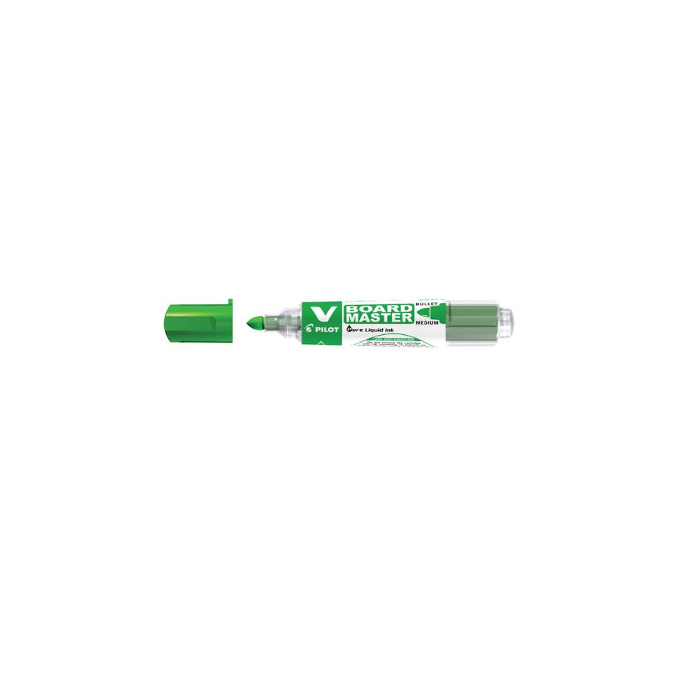 Produktbild för Whiteboardmarker Pilot BeGreen, påfyllningsbar, rund, grön,...