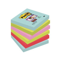 Produktbild för Post-it Super Sticky Notes Cosmic, 76mm x 76mm, 90 blad, pak...
