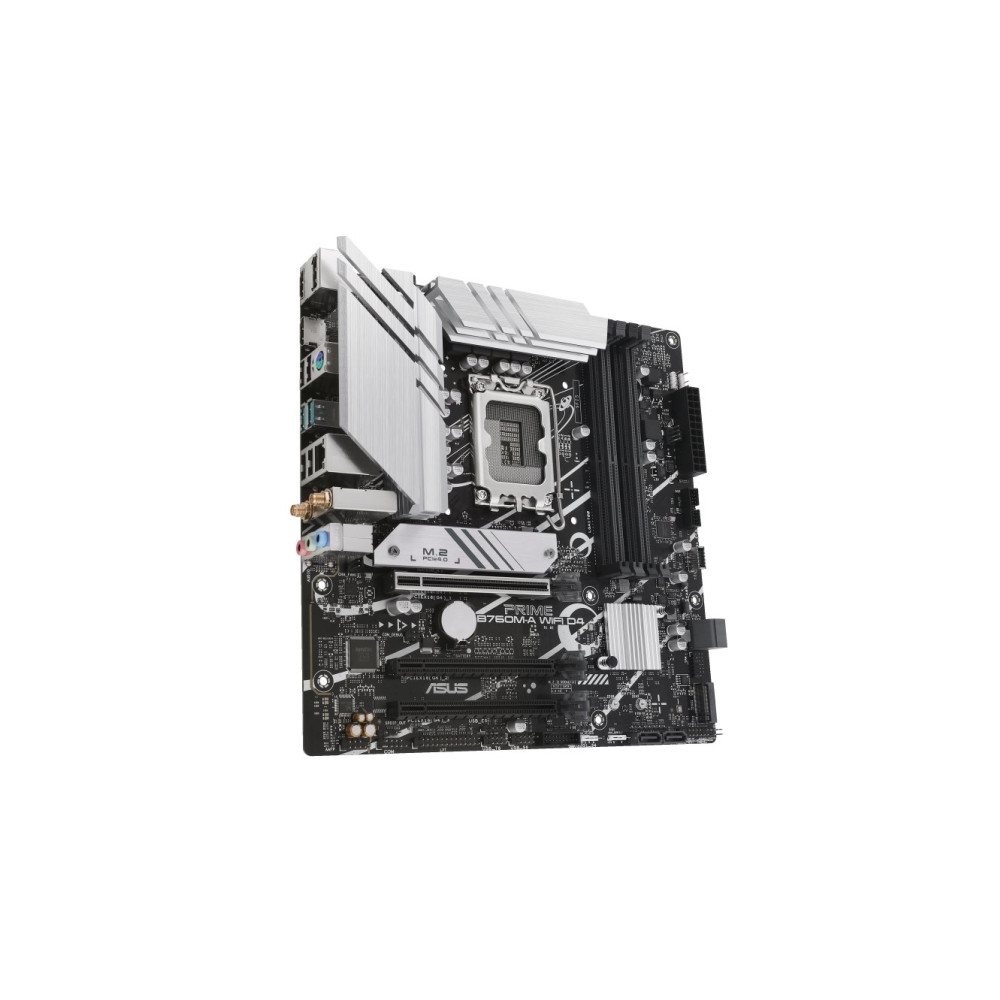 Produktbild för ASUS PRIME B760M-A WIFI D4 - moderkort - micro ATX - LGA1700-uttag - B760