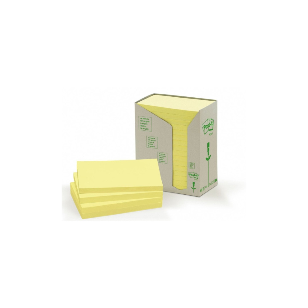 Produktbild för Post-it 655-1T - mini-tower bärbara datorer - 76 x 127 mm - 1600 ark (16 x 100)