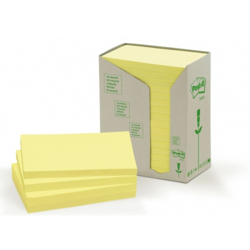 3M Post-it 655-1T - mini-tower bärbara datorer - 76 x 127 mm - 1600 ark (16 x 100)
