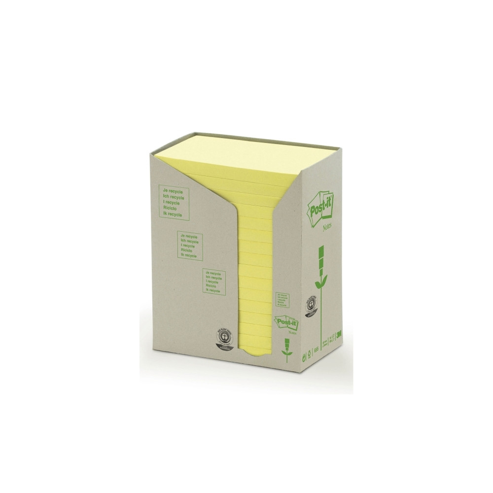 Produktbild för Post-it 655-1T - mini-tower bärbara datorer - 76 x 127 mm - 1600 ark (16 x 100)