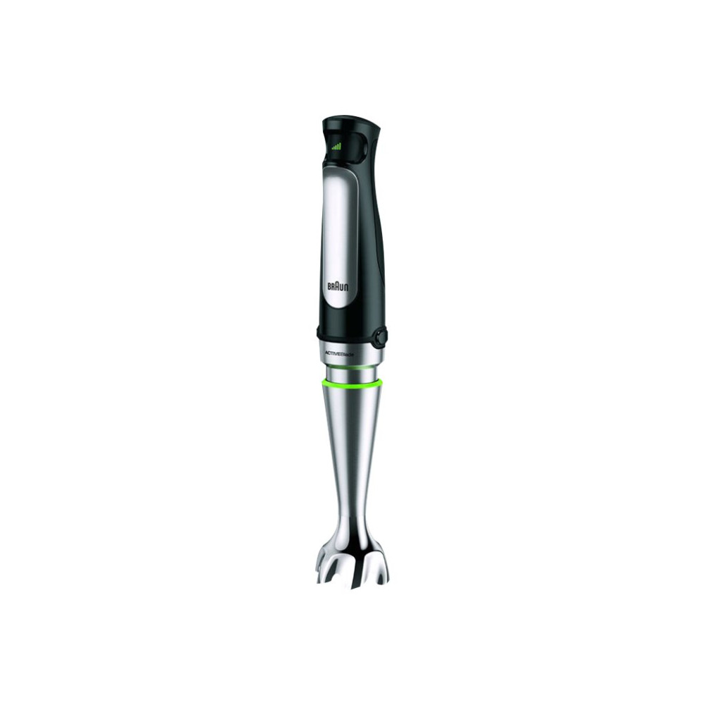 Produktbild för Braun Multiquick 7 MQ 7075X - handmixer - premiumsvart/borstat rostfritt stål