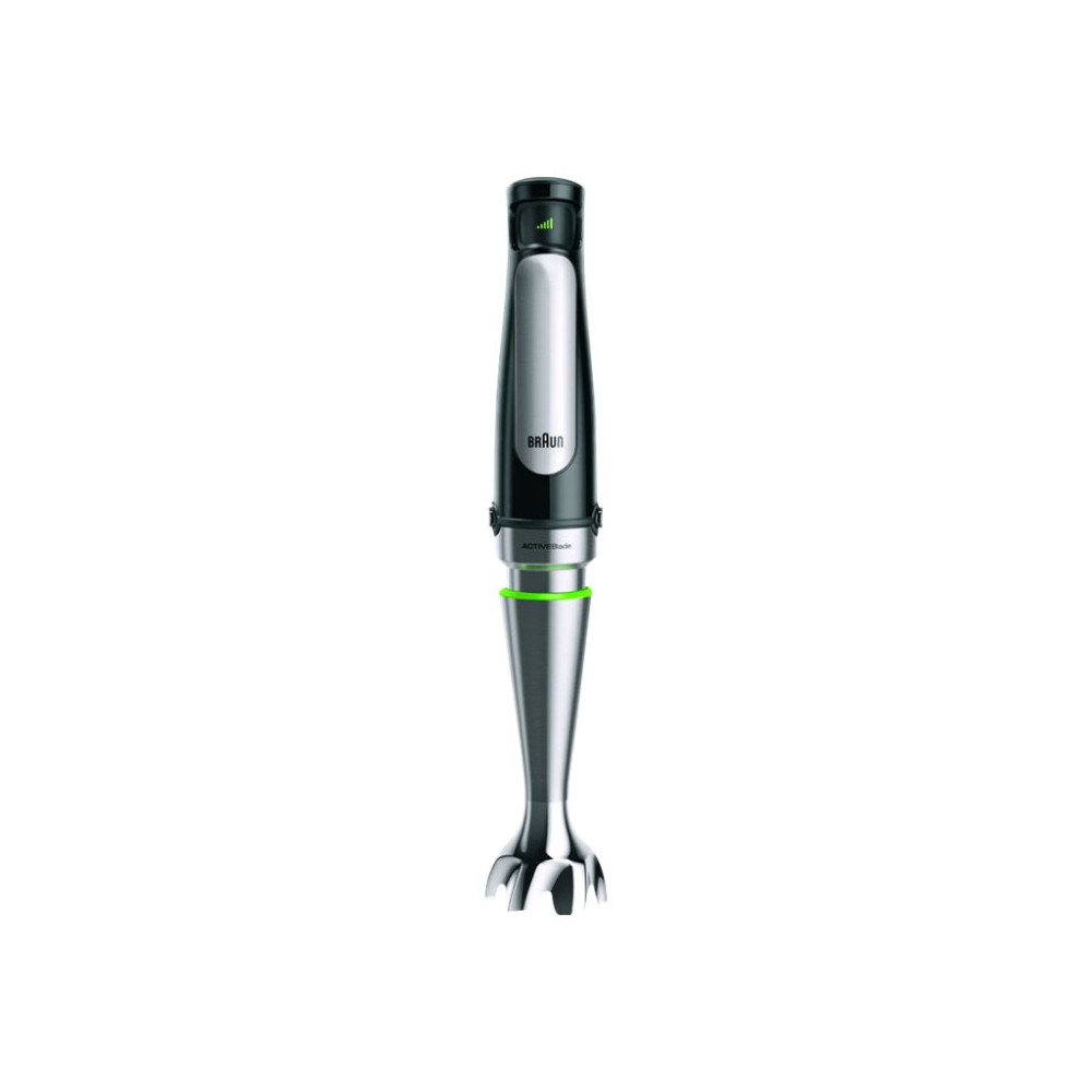 Produktbild för Braun Multiquick 7 MQ 7075X - handmixer - premiumsvart/borstat rostfritt stål