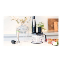 Produktbild för Braun Multiquick 7 MQ 7075X - handmixer - premiumsvart/borstat rostfritt stål