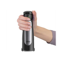 Produktbild för Braun Multiquick 7 MQ 7075X - handmixer - premiumsvart/borstat rostfritt stål
