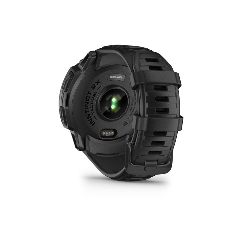 Produktbild för Garmin Instinct 2X Solar Tactical Edition - fiberförstärkta polymerer - Ja smart klocka med band - 64 MB - svart