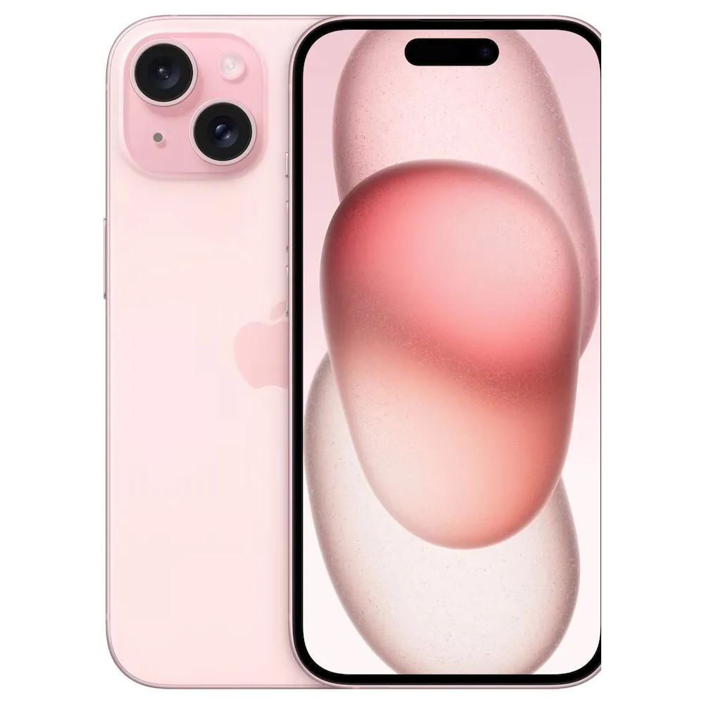 Produktbild för Apple iPhone 15 - rosa - 5G smartphone - 256 GB - GSM