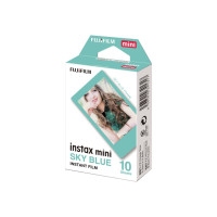 Produktbild för Fujifilm Instax Mini Sky Blue färgfilm för snabbframkallning - ISO 800 - 10
