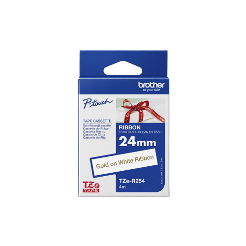 Brother Brother TZe-R254 - bandtejp - blank - 1 kassett(er) - Rulle (2,4 cm x 4 m)