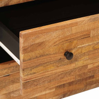 Produktbild för Sideboard 2 pcs Brun 60 x 33 x 75 cm Massivt mangoträ