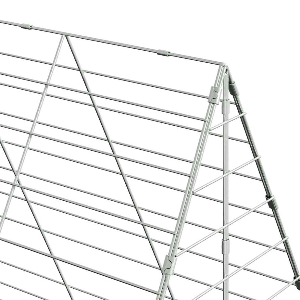 Produktbild för Hönshus 2 pcs Silver 600 x 100 x 210 cm Galvaniserat Stål