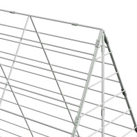 Produktbild för Hönshus 2 pcs Silver 600 x 100 x 210 cm Galvaniserat Stål