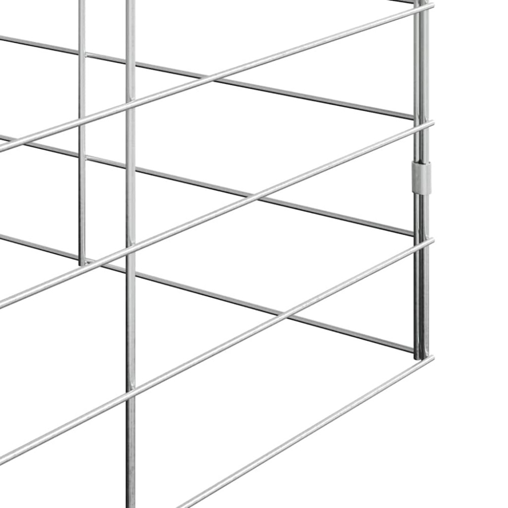 Produktbild för Hönshus 2 pcs Silver 600 x 100 x 210 cm Galvaniserat Stål