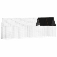 Produktbild för Hönshus 2 pcs Silver 600 x 100 x 210 cm Galvaniserat Stål