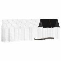 Produktbild för Hönshus 2 pcs Silver 600 x 100 x 210 cm Galvaniserat Stål