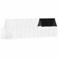 Produktbild för Hönshus 2 pcs Silver 600 x 100 x 210 cm Galvaniserat Stål