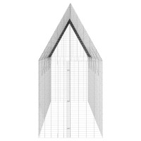 Produktbild för Hönshus 2 pcs Silver 600 x 100 x 210 cm Galvaniserat Stål