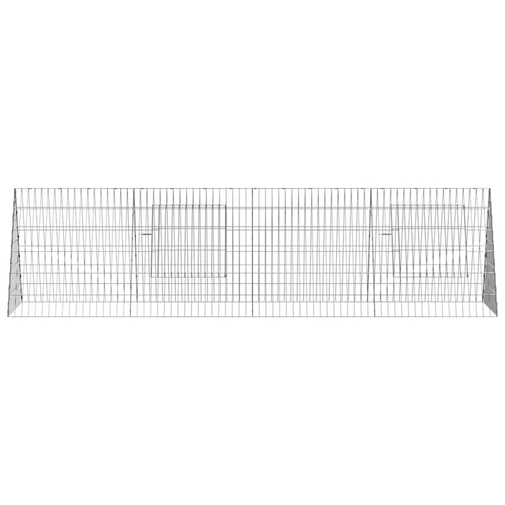 Produktbild för Hönshus Silver 215 x 55 x 55 cm Galvaniserat Stål