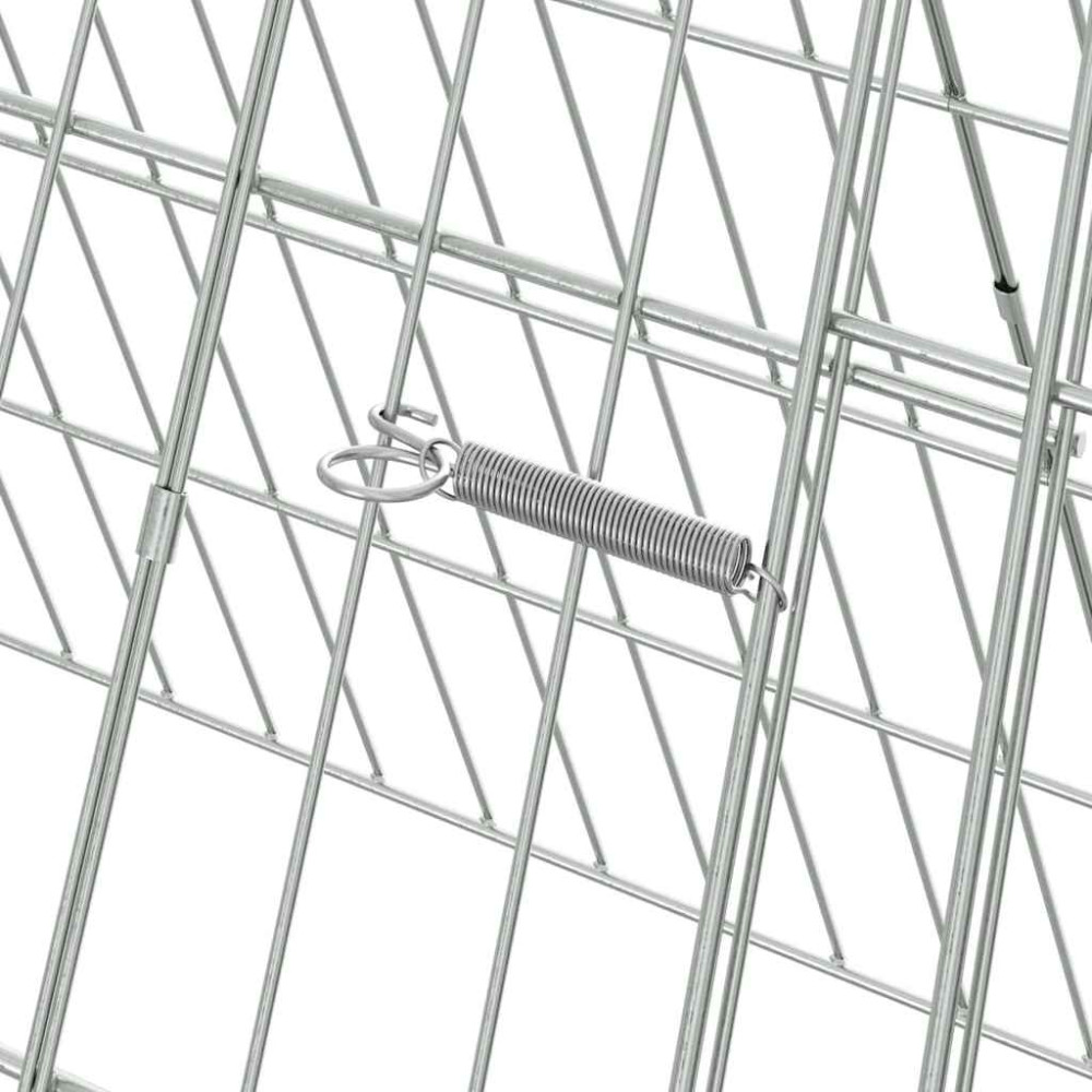 Produktbild för Hönshus Silver 215 x 55 x 55 cm Galvaniserat Stål