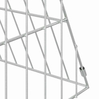 Produktbild för Hönshus Silver 215 x 55 x 55 cm Galvaniserat Stål
