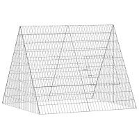 Produktbild för Hönshus Silver 110 x 100 x 85 cm Galvaniserat Stål