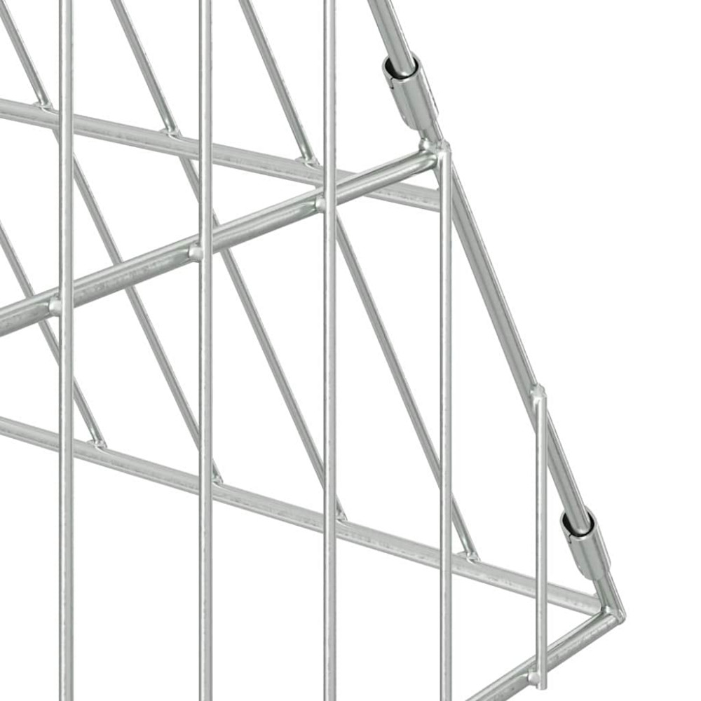 Produktbild för Hönshus Silver 110 x 100 x 85 cm Galvaniserat Stål
