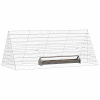 Produktbild för Hönshus Silver 215 x 100 x 85 cm Galvaniserat Stål