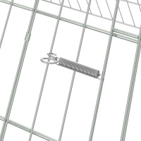 Produktbild för Hönshus Silver 430 x 100 x 85 cm Galvaniserat Stål