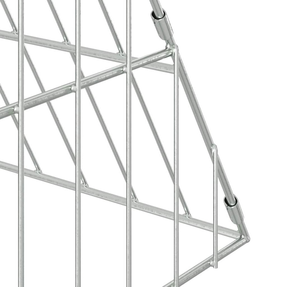 Produktbild för Hönshus Silver 430 x 100 x 85 cm Galvaniserat Stål