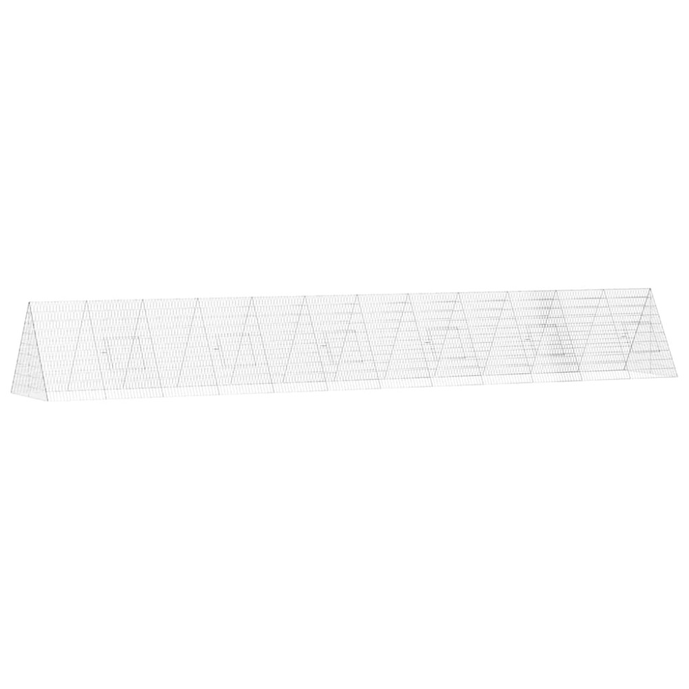 Produktbild för Hönshus Silver 650 x 100 x 85 cm Galvaniserat Stål