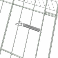 Produktbild för Hönshus Silver 650 x 100 x 85 cm Galvaniserat Stål