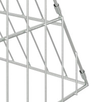 Produktbild för Hönshus Silver 650 x 100 x 85 cm Galvaniserat Stål