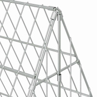 Produktbild för Hönshus Silver 650 x 100 x 85 cm Galvaniserat Stål