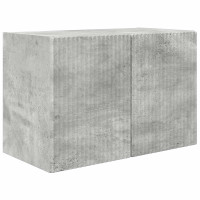 Produktbild för TV väggskåp set Väggmonterad 4 pcs Betonggrå Konstruerat trä