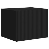 Produktbild för TV väggskåp set Väggmonterad 6 pcs Svart