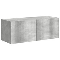 Produktbild för TV väggskåp set Väggmonterad 6 pcs Betonggrå
