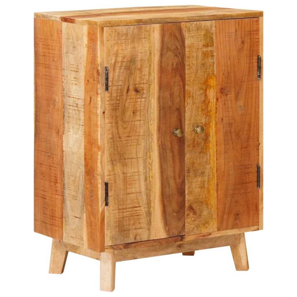 Produktbild för Förvaringsskåp med hylla Brun 55 x 35 x 75 cm Massivt mangoträ