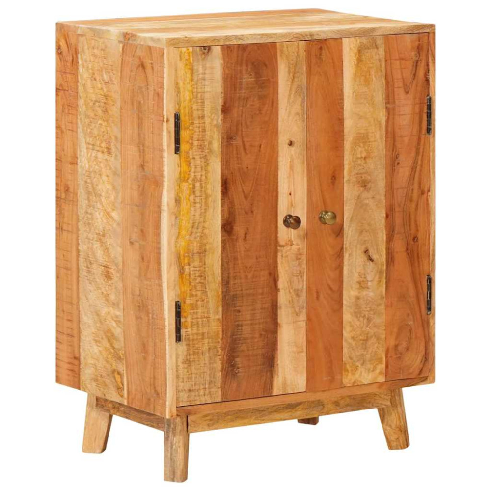 Produktbild för Förvaringsskåp med hylla Brun 55 x 35 x 75 cm Massivt mangoträ