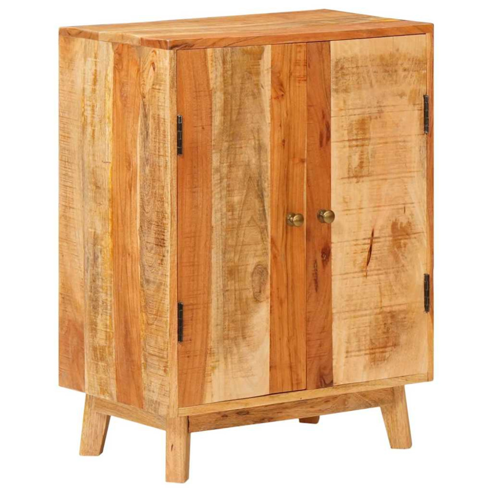 Produktbild för Förvaringsskåp med hylla Brun 55 x 35 x 75 cm Massivt mangoträ