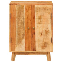 Produktbild för Förvaringsskåp med hylla Brun 55 x 35 x 75 cm Massivt mangoträ