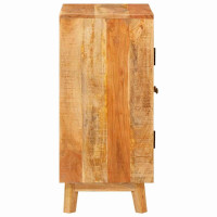 Produktbild för Förvaringsskåp med hylla Brun 55 x 35 x 75 cm Massivt mangoträ